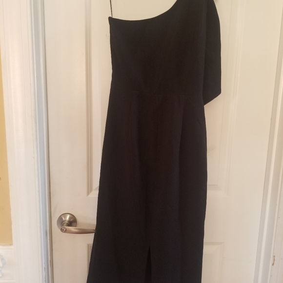 Dress the Population Tiffany One Shoulder Bow Detail Sleeveless Back size S - Picture 6 of 9